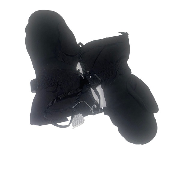 GIRLS northface black hyvent mitts size M 10/12 - Picture 2 of 3